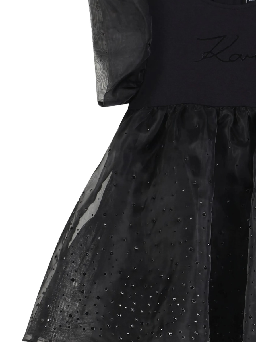 Rochie eleganta Karl Lagerfeld neagra - Img 2