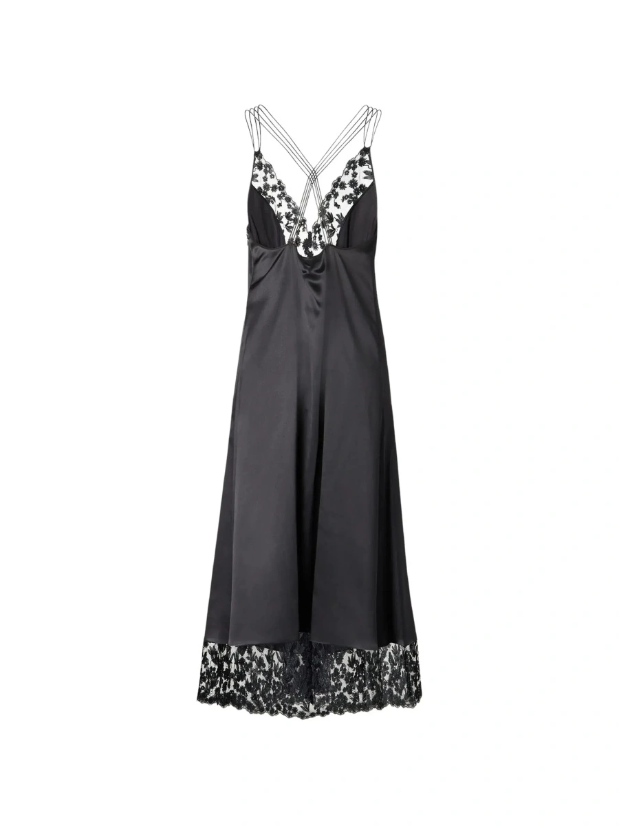 Rochie Fendi neagra din matase - Img 3