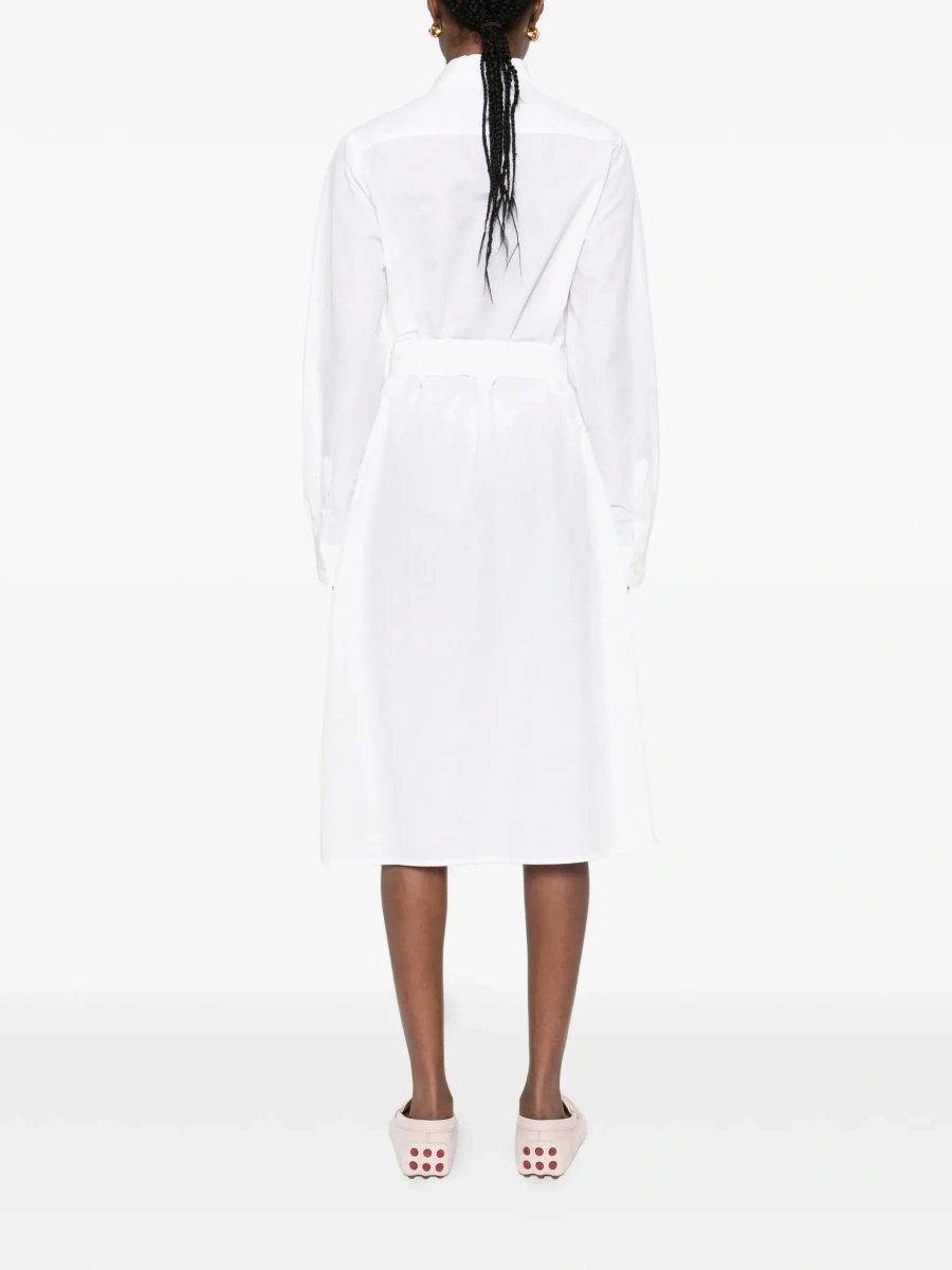 Rochie Ralph Lauren alba din bumbac - Img 6