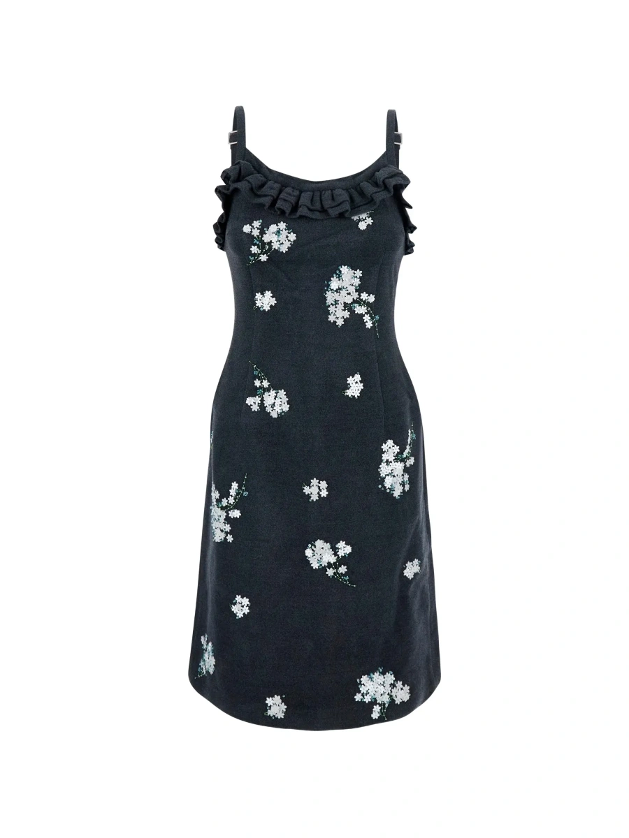 Rochie SHUSHU/TONG gri din lana 'Cami' - Img 6