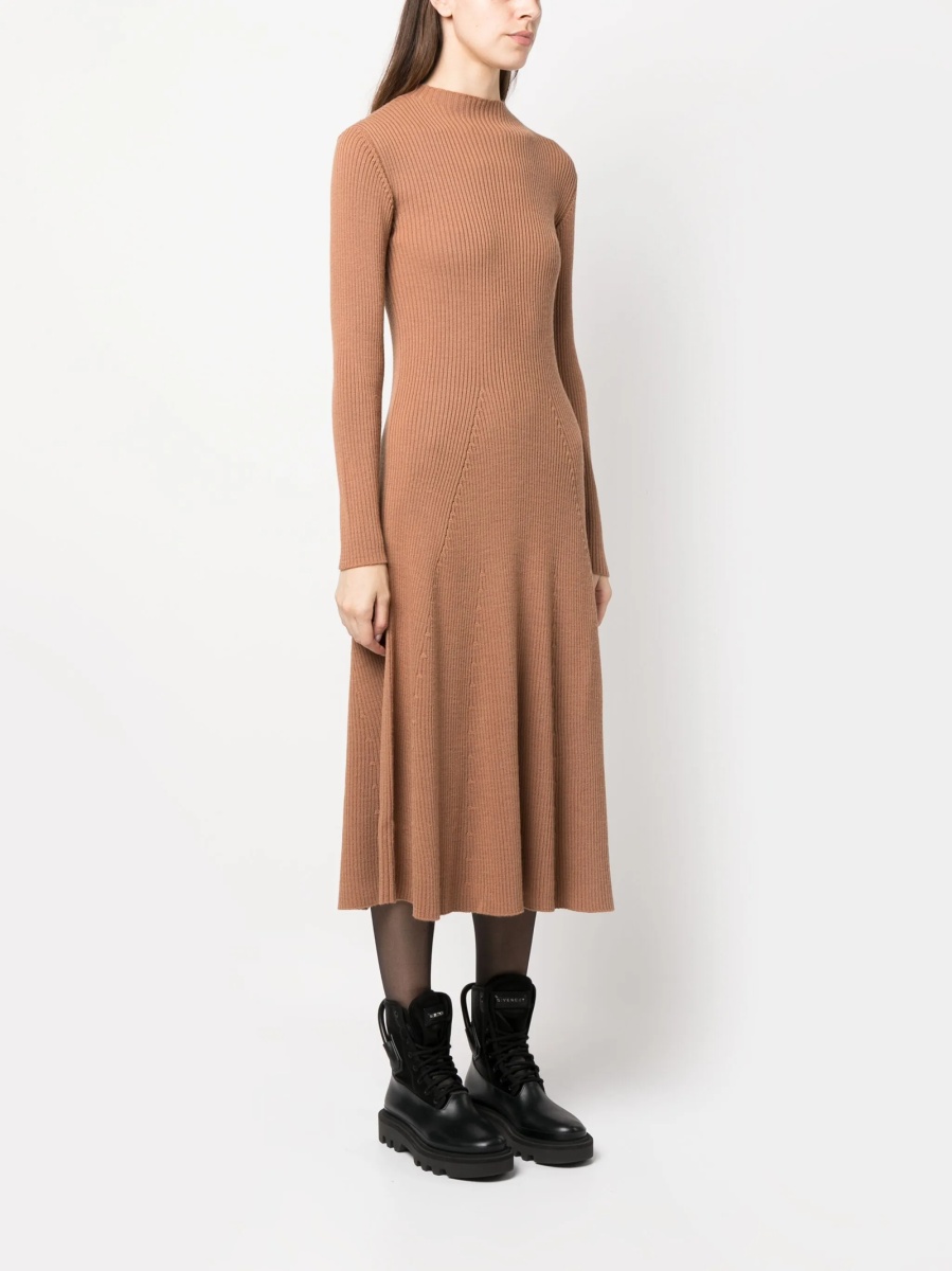 Rochie tricotata Moncler maro - Img 3