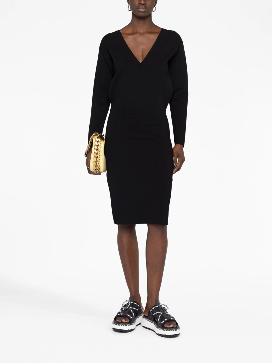 Rochie tricotata Stella McCartney neagra - Img 2