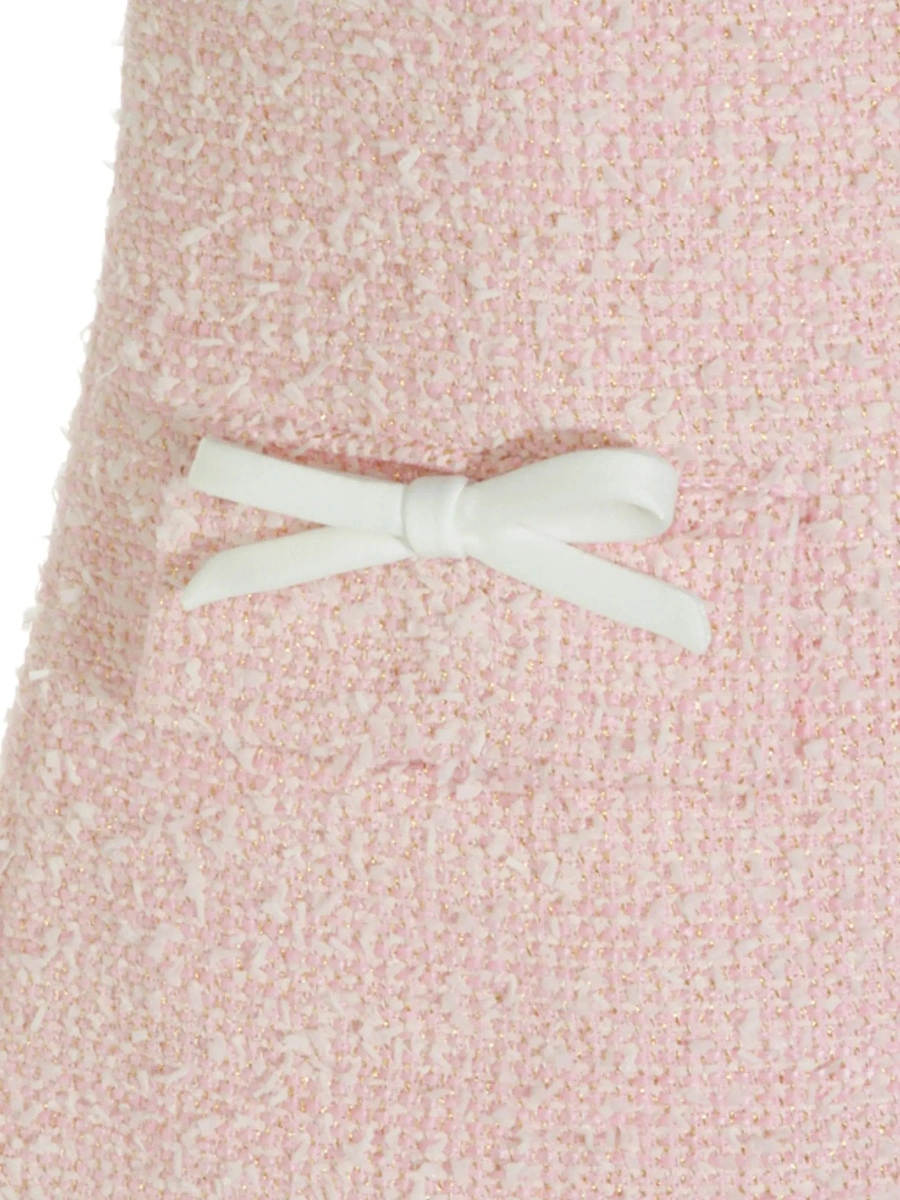 Rochii Bouclé mini Dress with lace collar - Img 6