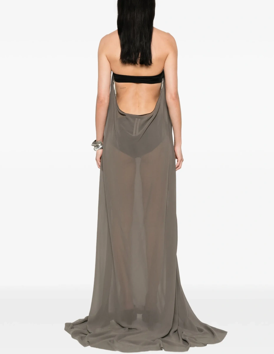 Rochii Haltar silk georgette Dress - Img 3