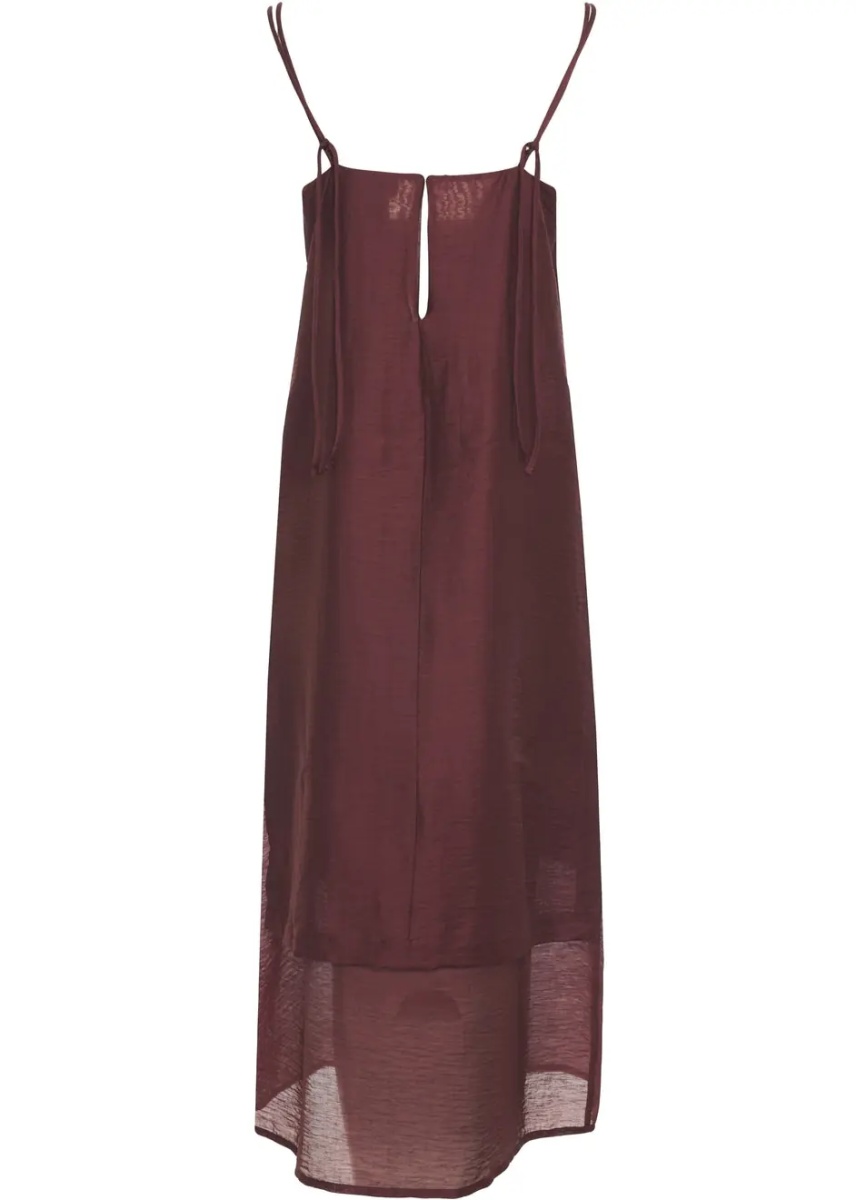 Rochii Linen blend midi dress - Img 3
