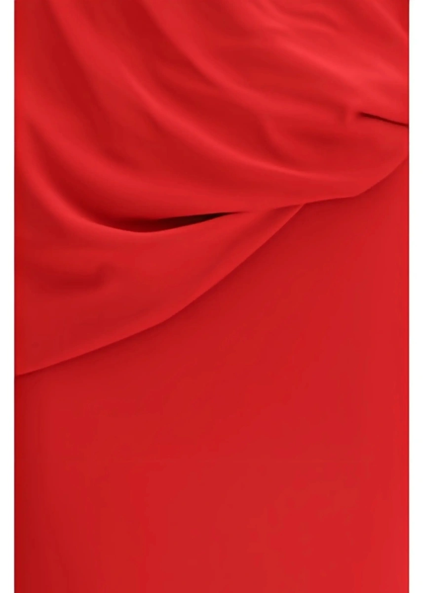 Rochii Long open-back Dress with high neck - Img 3