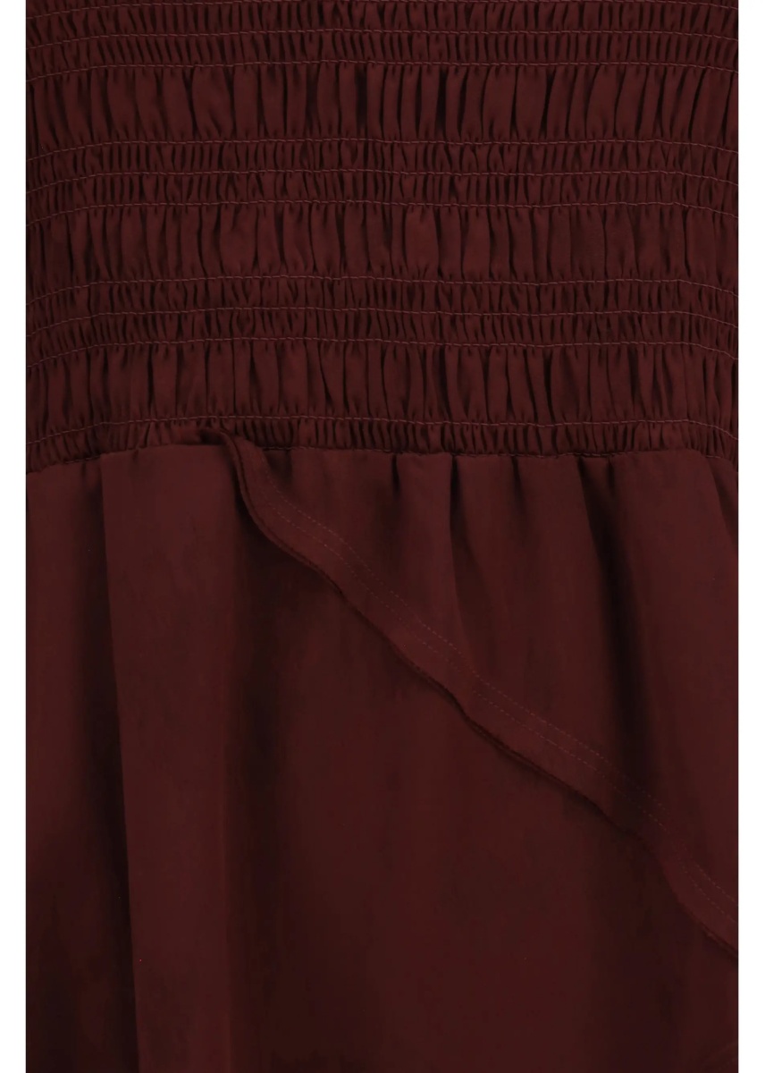 Rochii Long-sleeve satin Mini Dress - Img 3