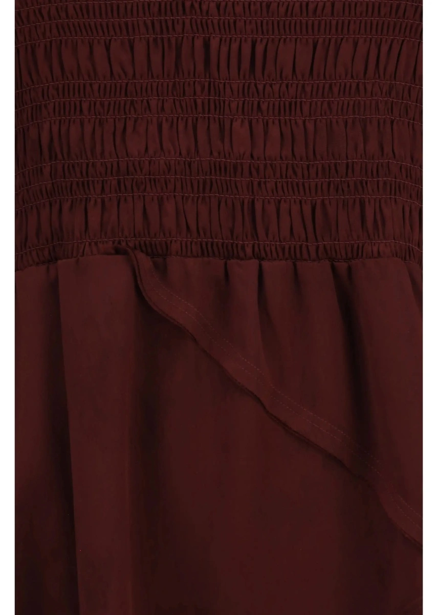 Rochii Long-sleeve satin Mini Dress - Img 3