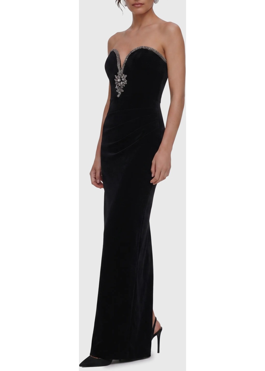Rochii Maxi Velvet Dress - Img 3
