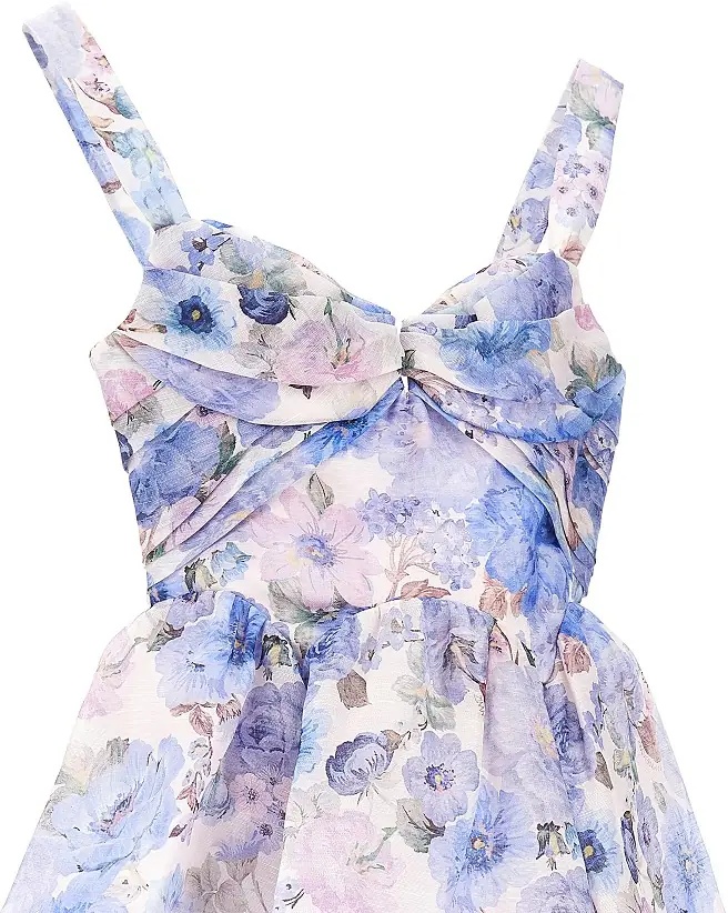 Rochii 'Rebellion' floral mini dress - Img 2
