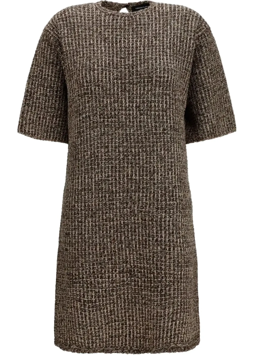 Rochii Sequin-effect tweed Dress - Img 6
