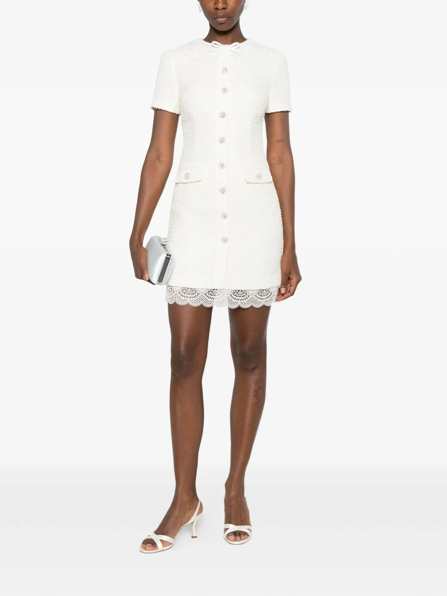 Rochii Short dress with lace details - Img 5
