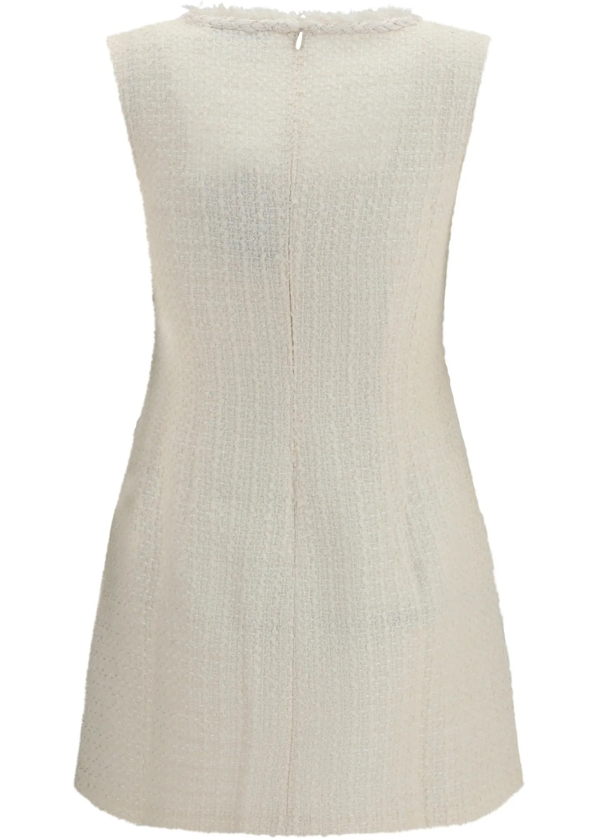 Rochii Sleeveless bouclé mini Dress - Img 2