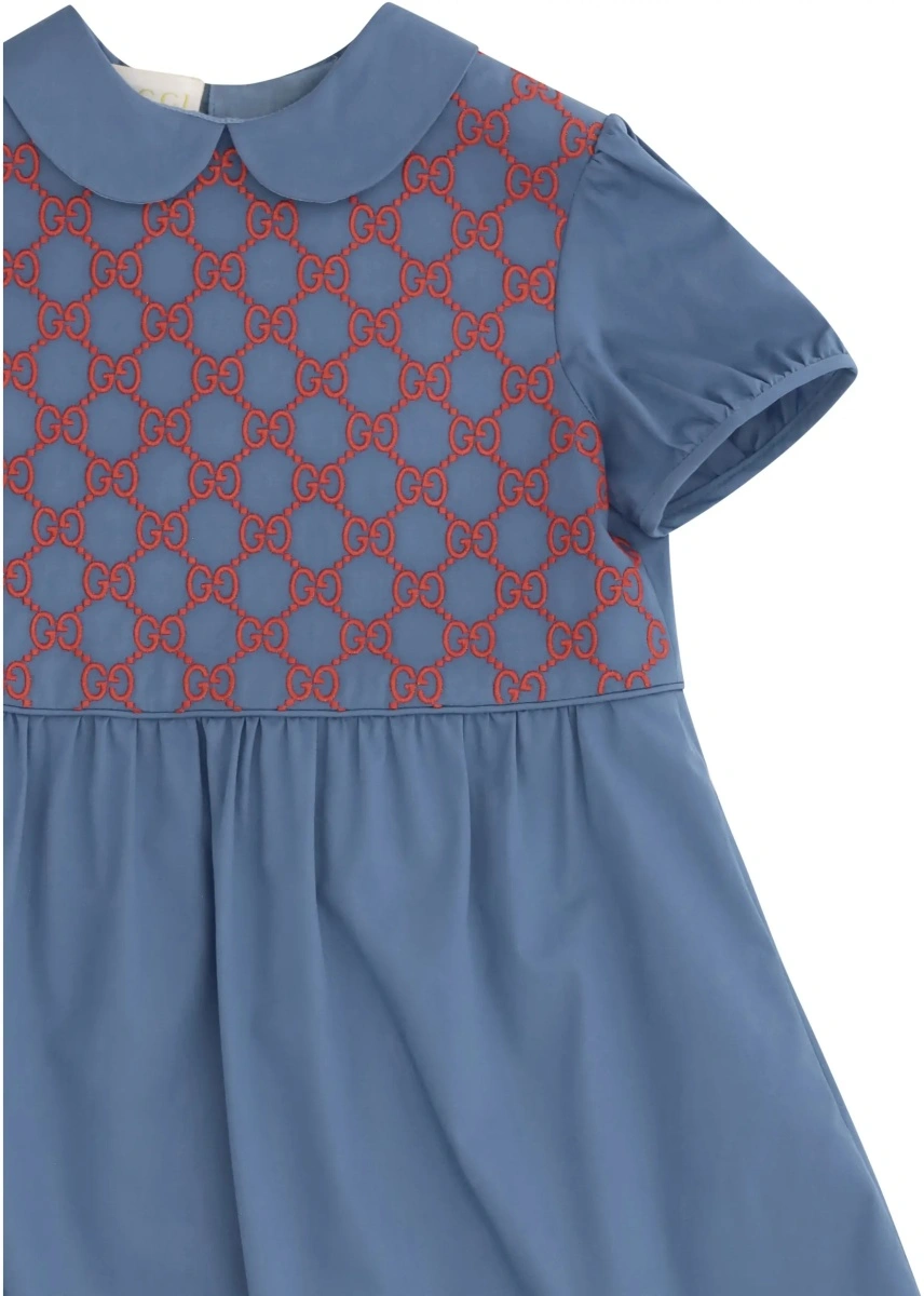 Rochii Stretch cotton poplin Dress for Girl - Img 3