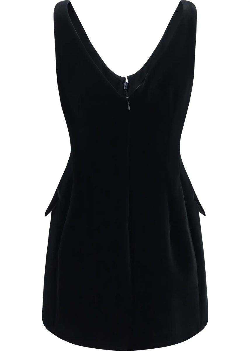 Rochii Tefrite structured V-neck Dress - Img 2