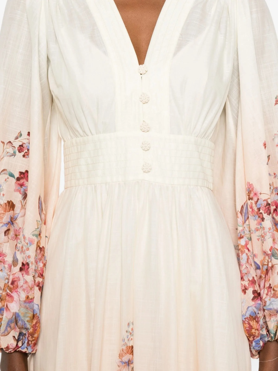 Rochii V-Neck Long Dress - Img 5