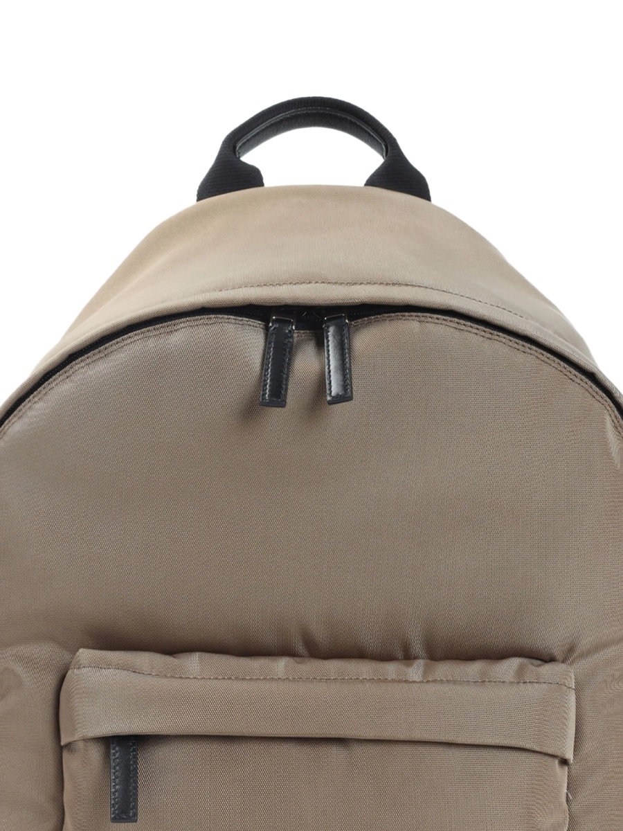 Rucsac Givenchy neutru din piele si poliamida - Img 4