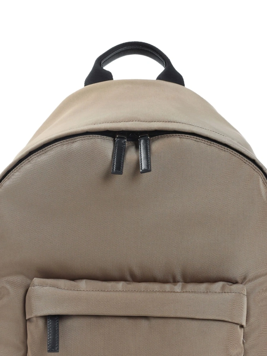 Rucsac Givenchy neutru din piele si poliamida - Img 4
