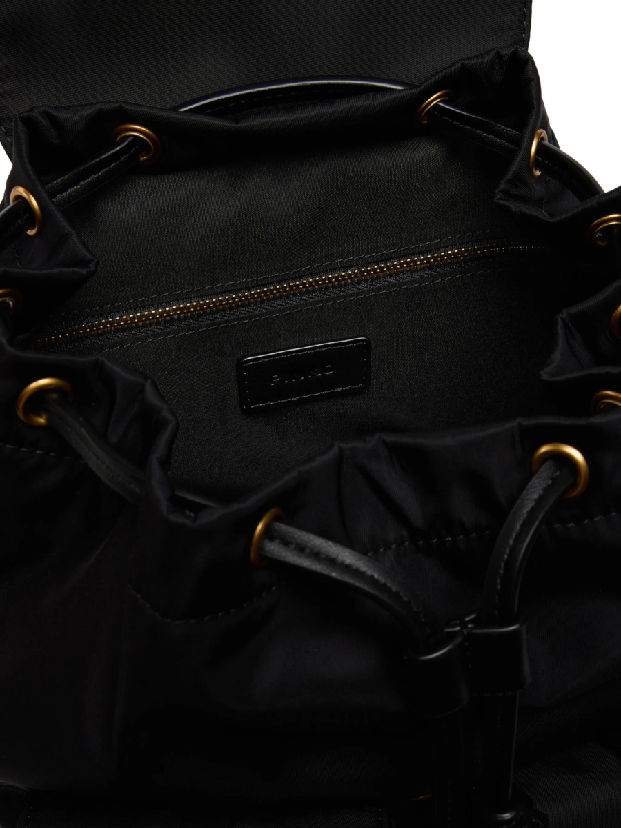 Rucsac Pinko negru din nylon - Img 4