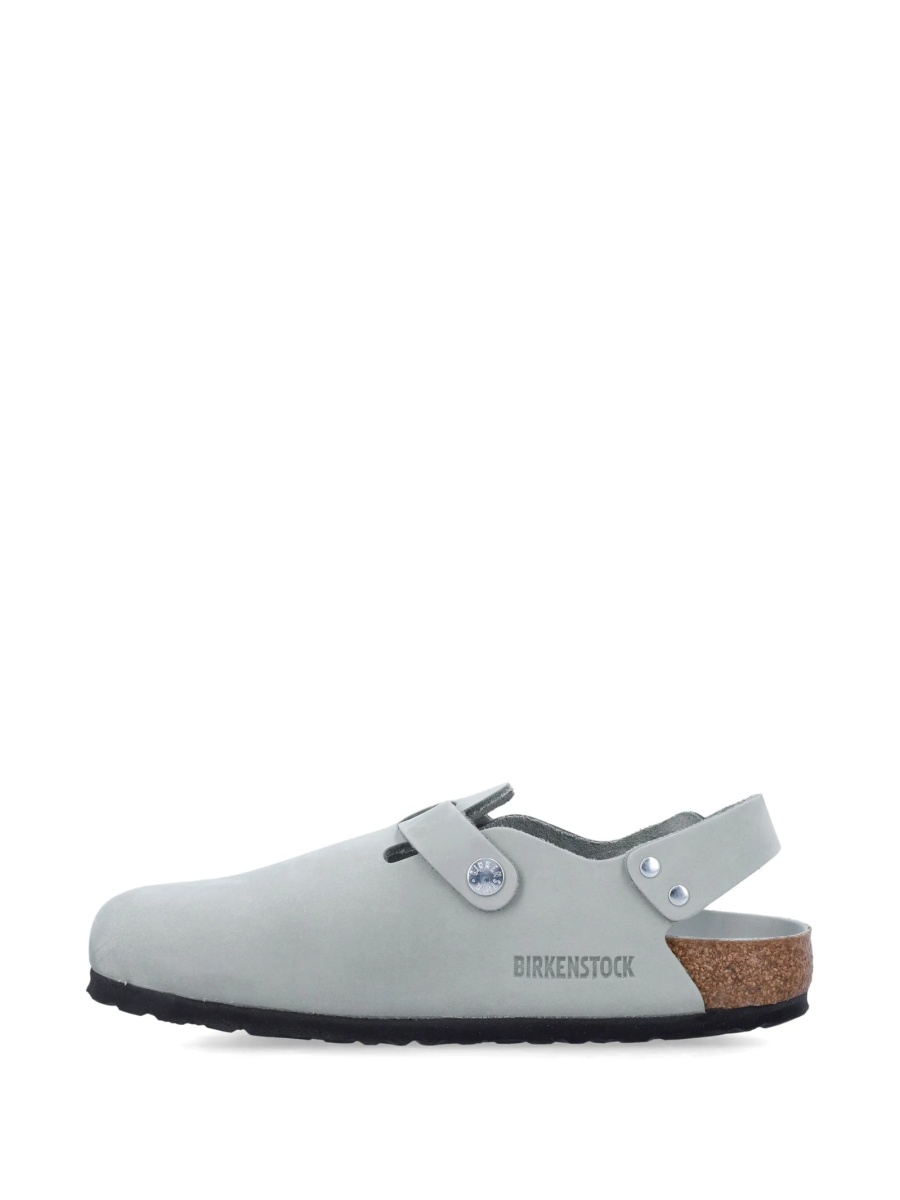 Saboti Birkenstock gri din piele - Img 4