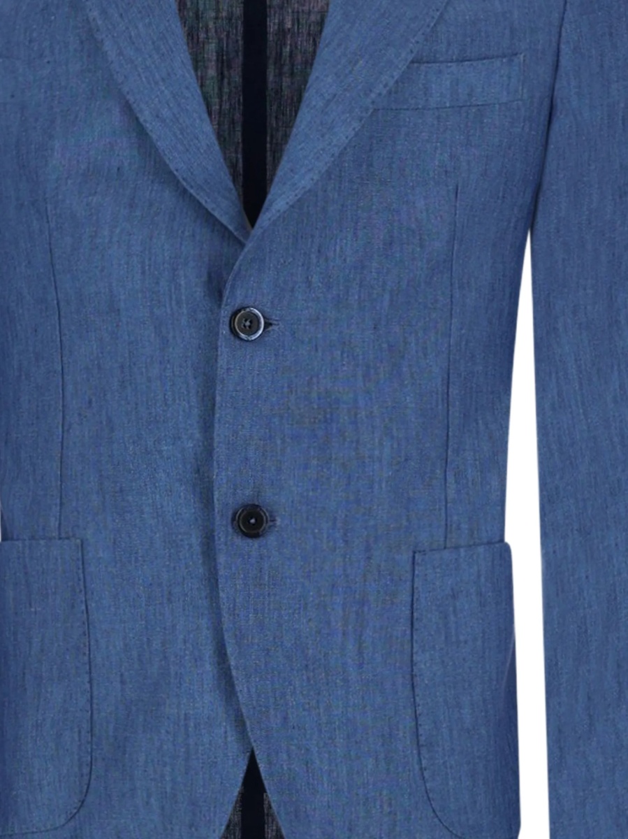 Sacou 120% LINO albastru - Img 2