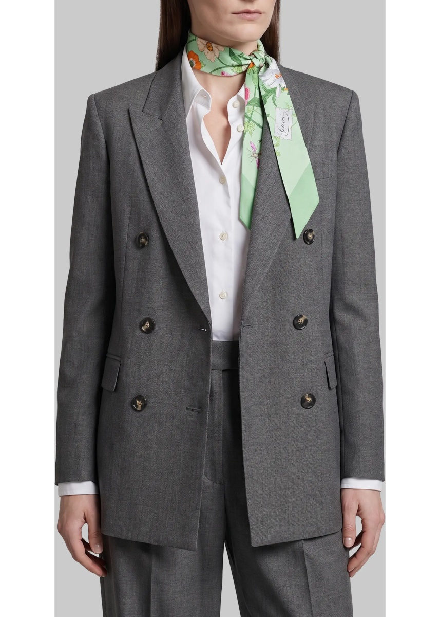 Sacou Anthracite Double-Breasted Jacket - Img 2
