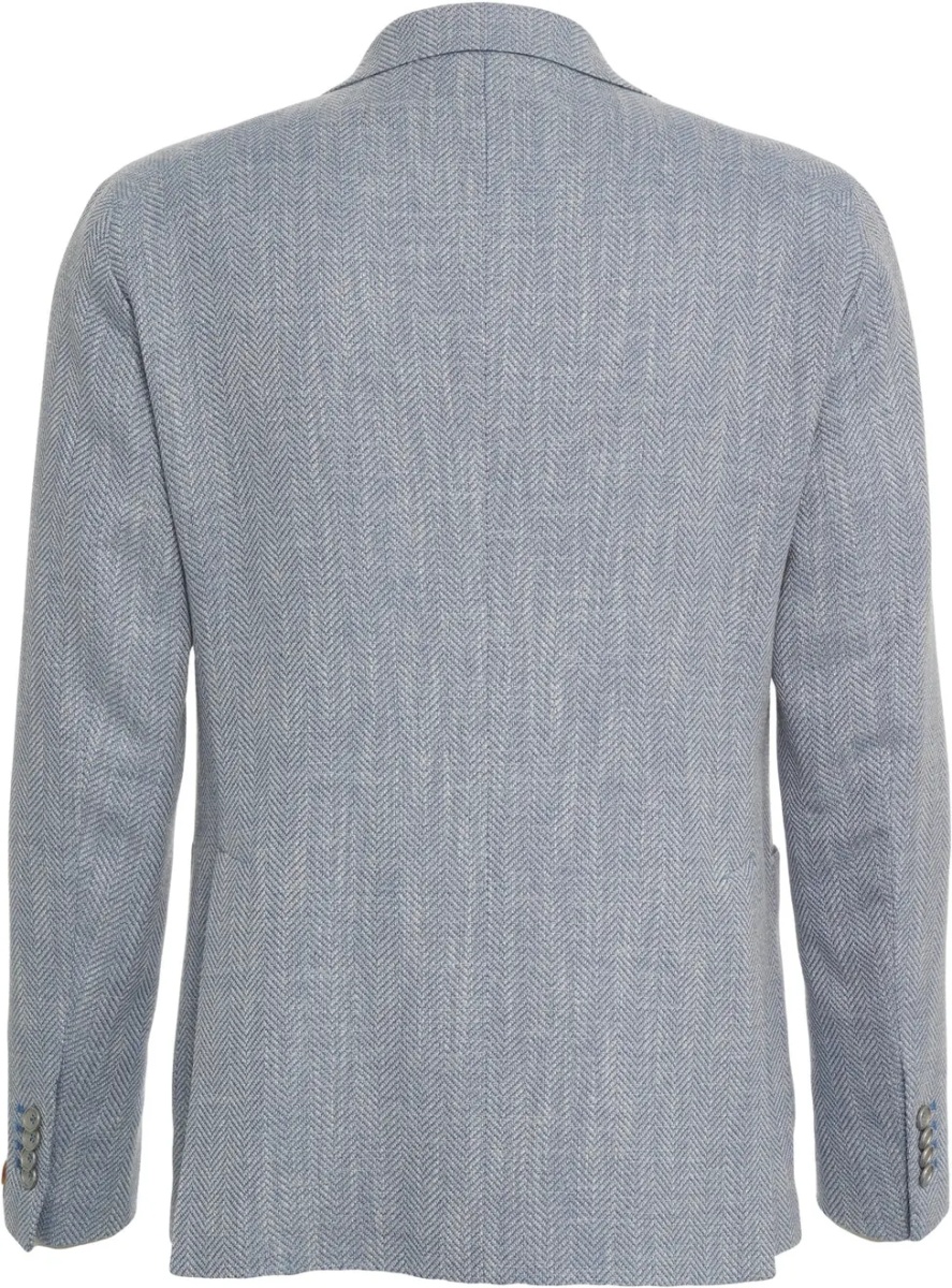 Sacou Blazer with herringbone pattern - Img 3