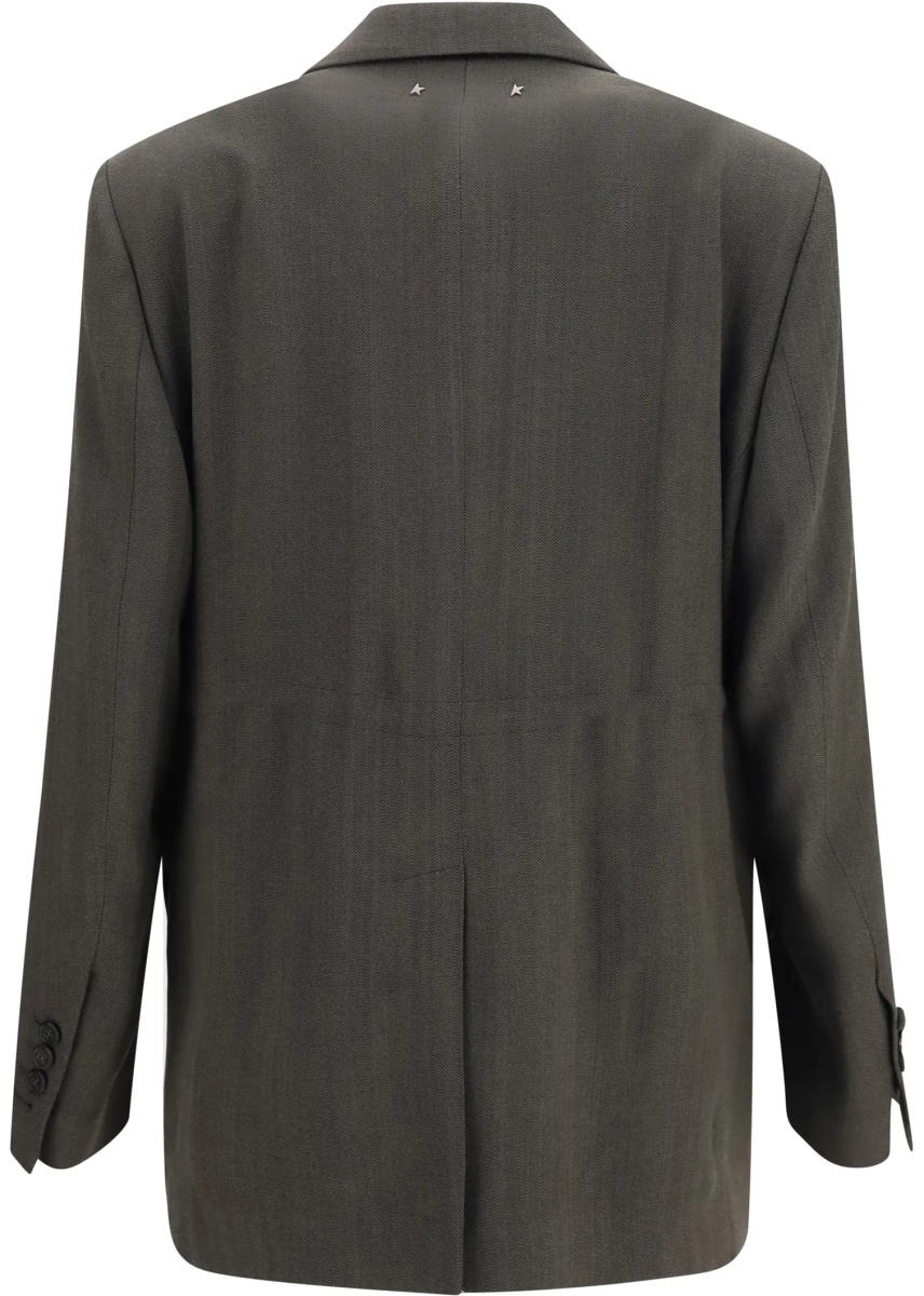 Sacou Double-breasted Blazer with drawstring - Img 2