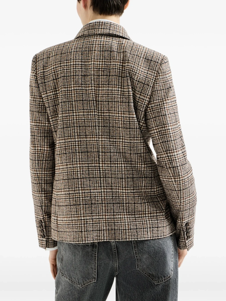 Sacou Double-breasted Jacket in alpaca and wool blend - Img 6
