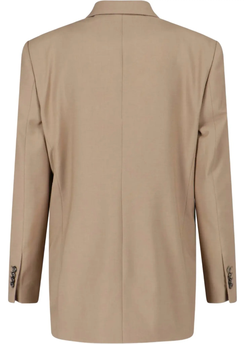 Sacou Double-breasted stretch wool blend Blazer - Img 4
