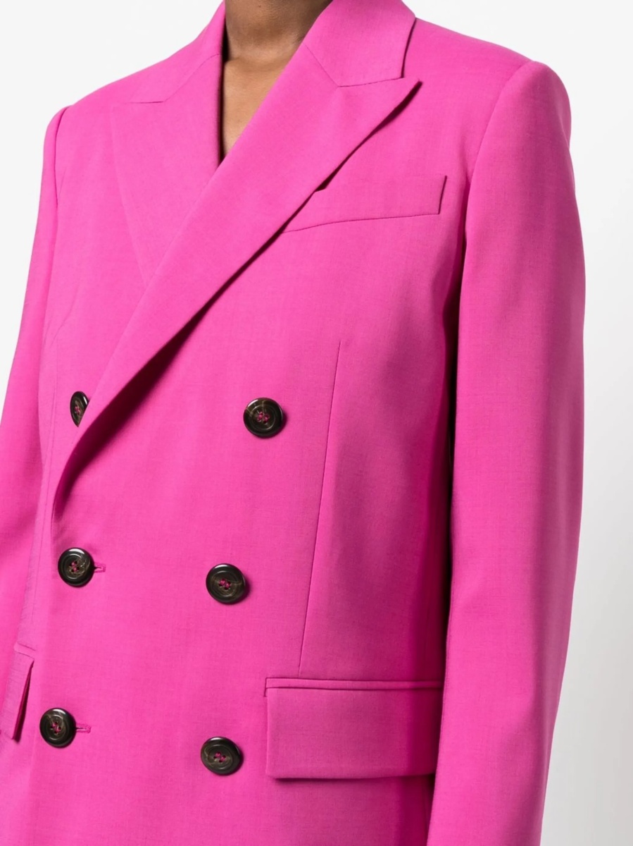 Sacou DSQUARED2 roz din lana si polyester - Img 5