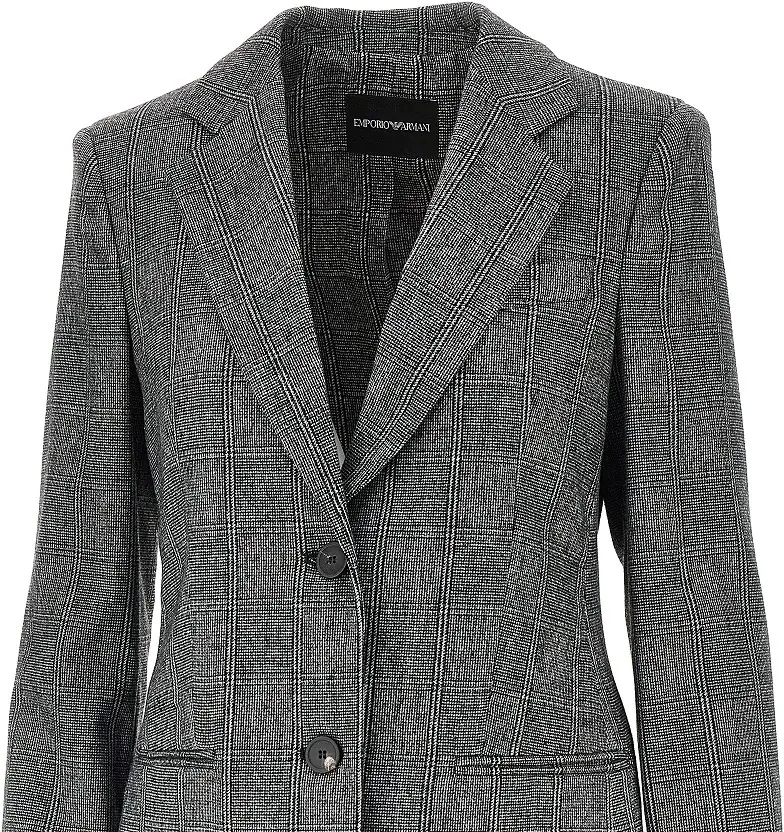 Sacou Emporio Armani gri din lana - Img 2