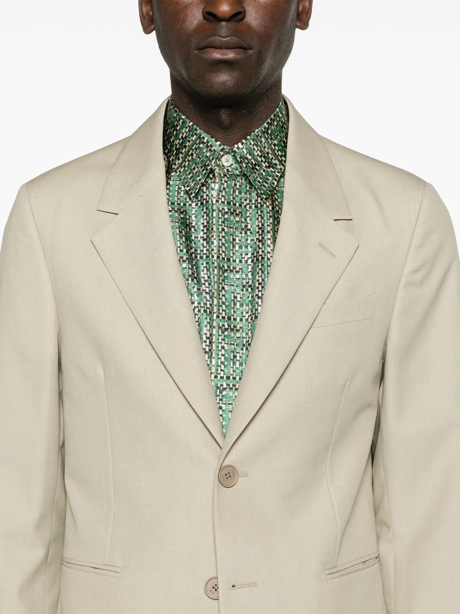Sacou Fendi neutru din lana - Img 5