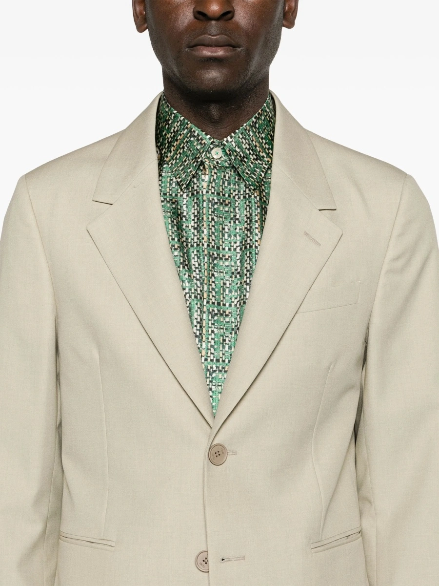 Sacou Fendi neutru din lana - Img 5
