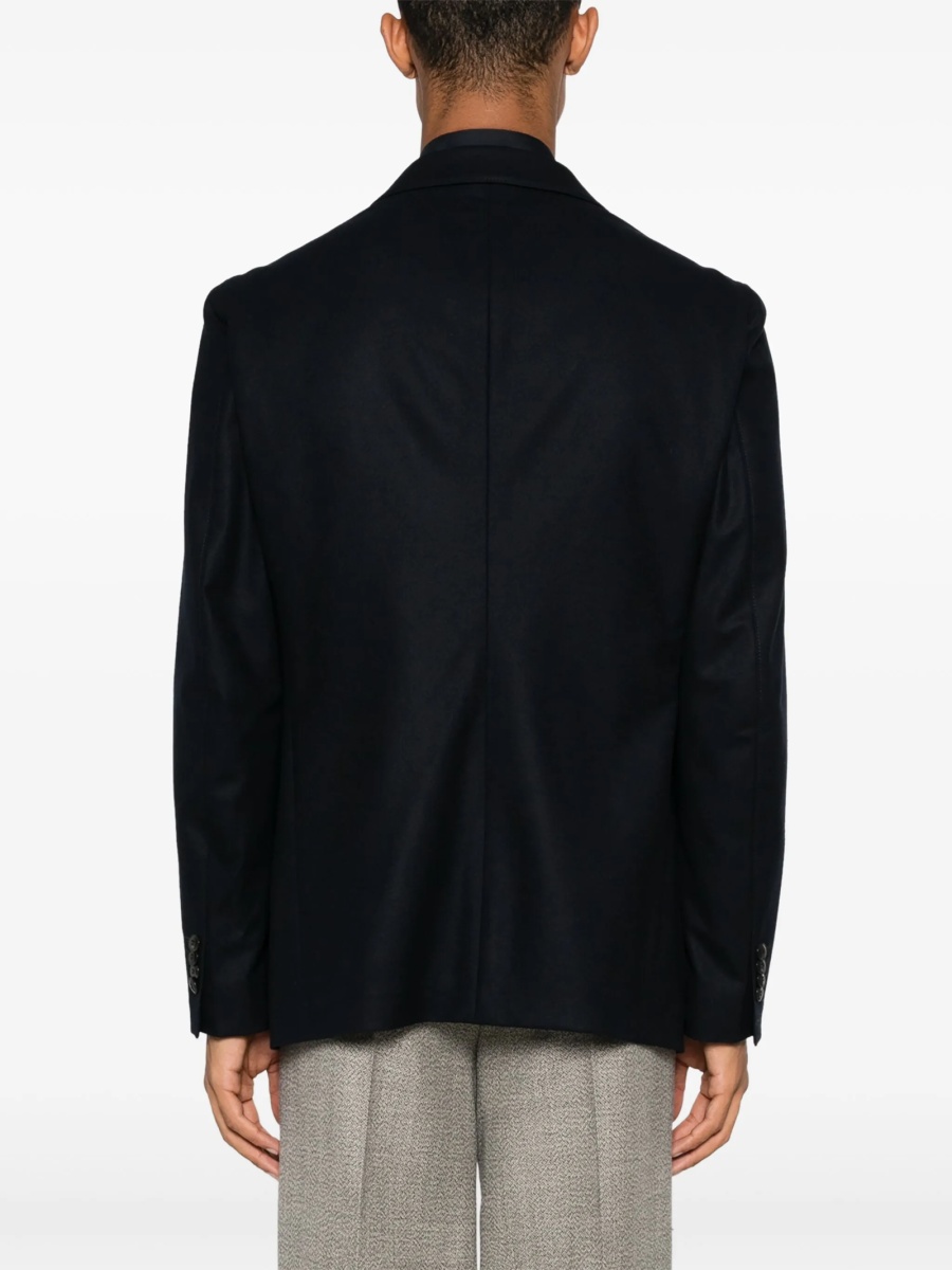 Sacou Giorgio Armani albastru din casmir - Img 4