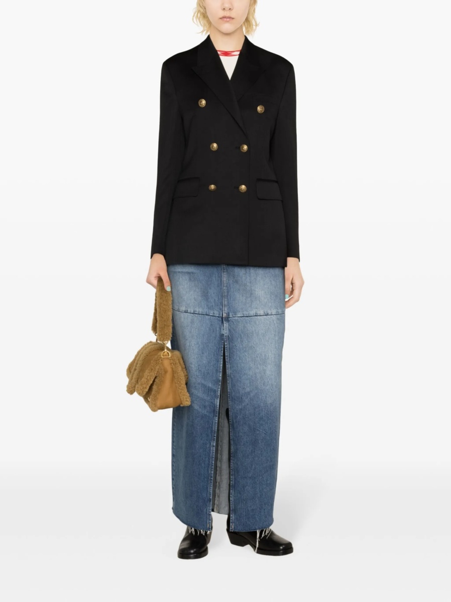 Sacou Golden Goose negru din lana - Img 2