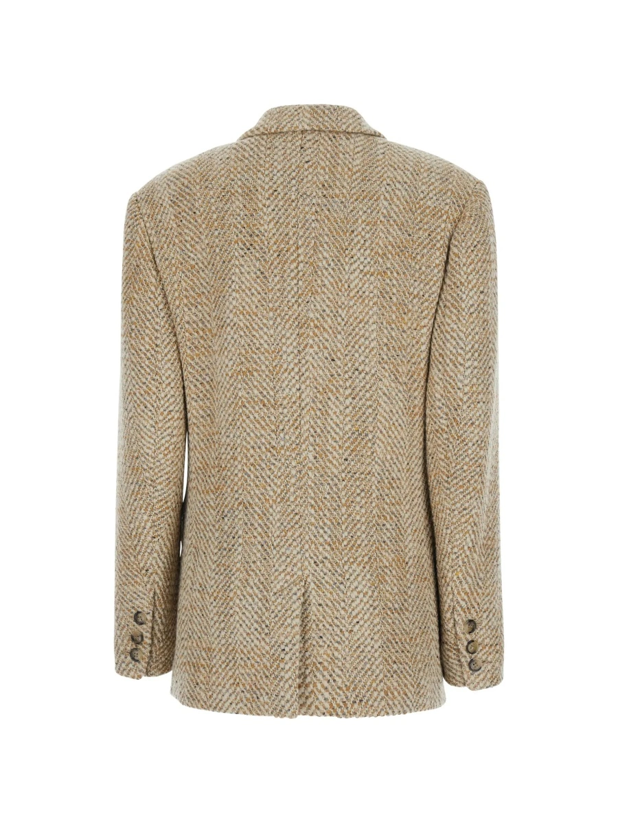 Sacou Isabel Marant bej din lana - Img 4