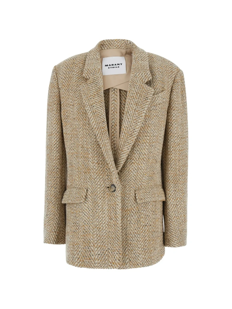 Sacou Isabel Marant bej din lana - Img 6