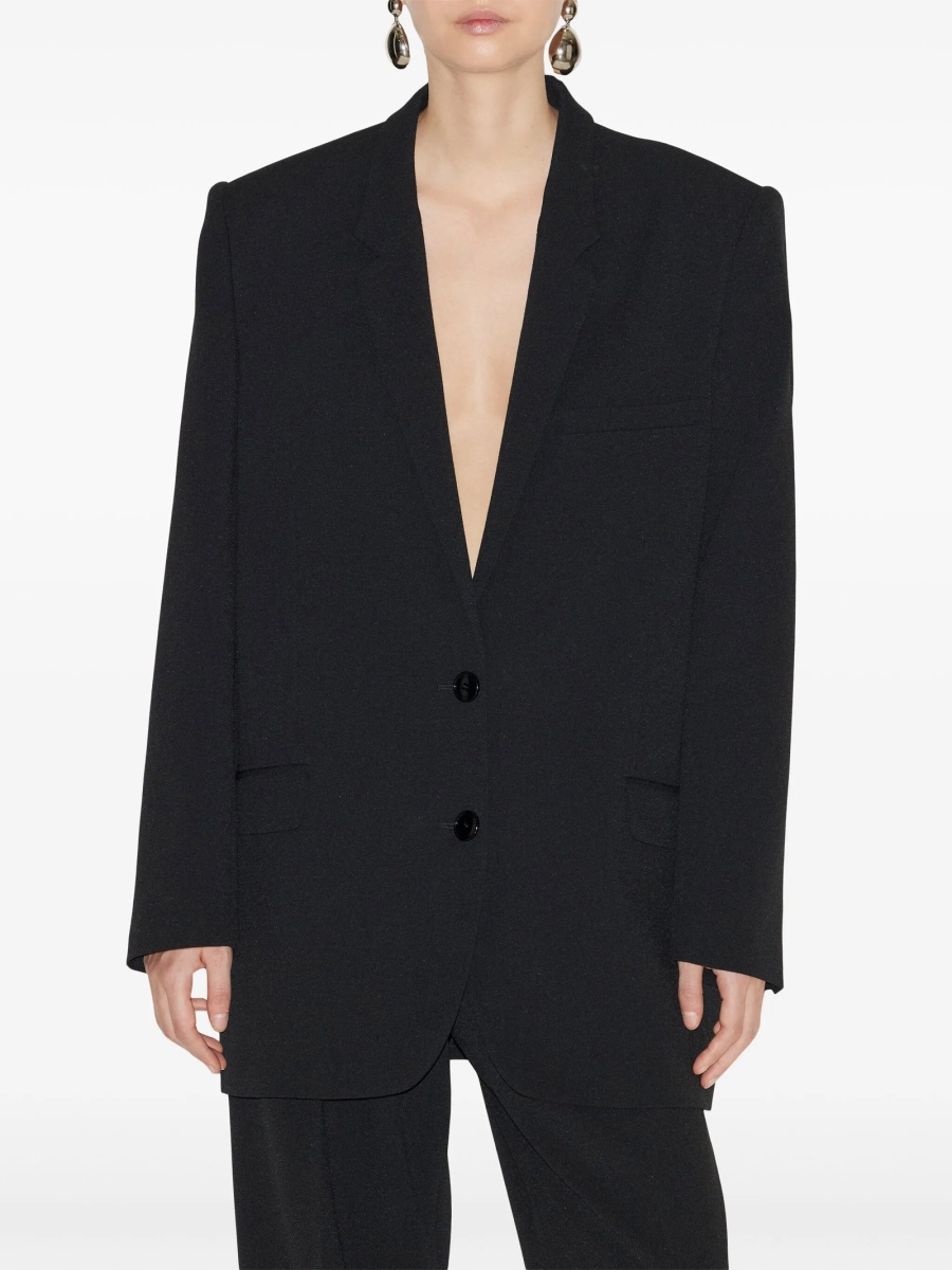 Sacou Isabel Marant negru din elastan si polyester - Img 3