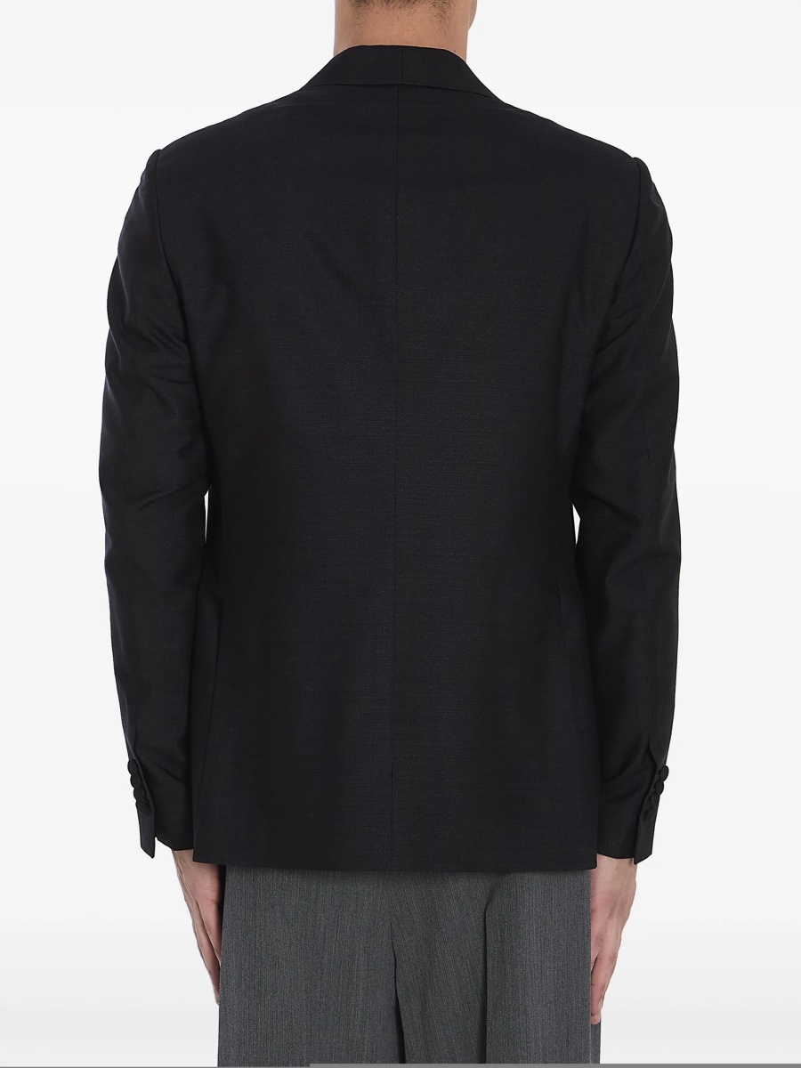 Sacou Lardini negru din matase - Img 4