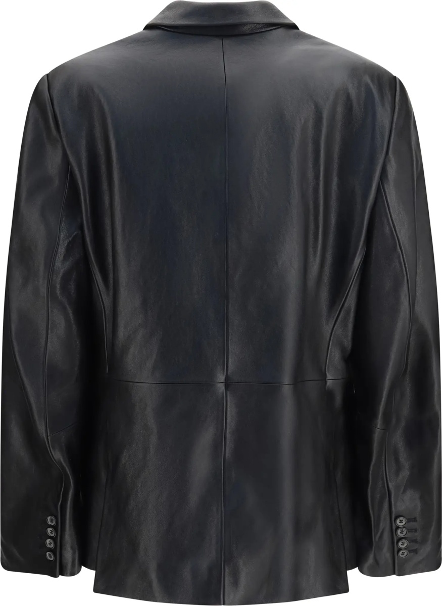 Sacou Leather Blazer Jacket - Img 2