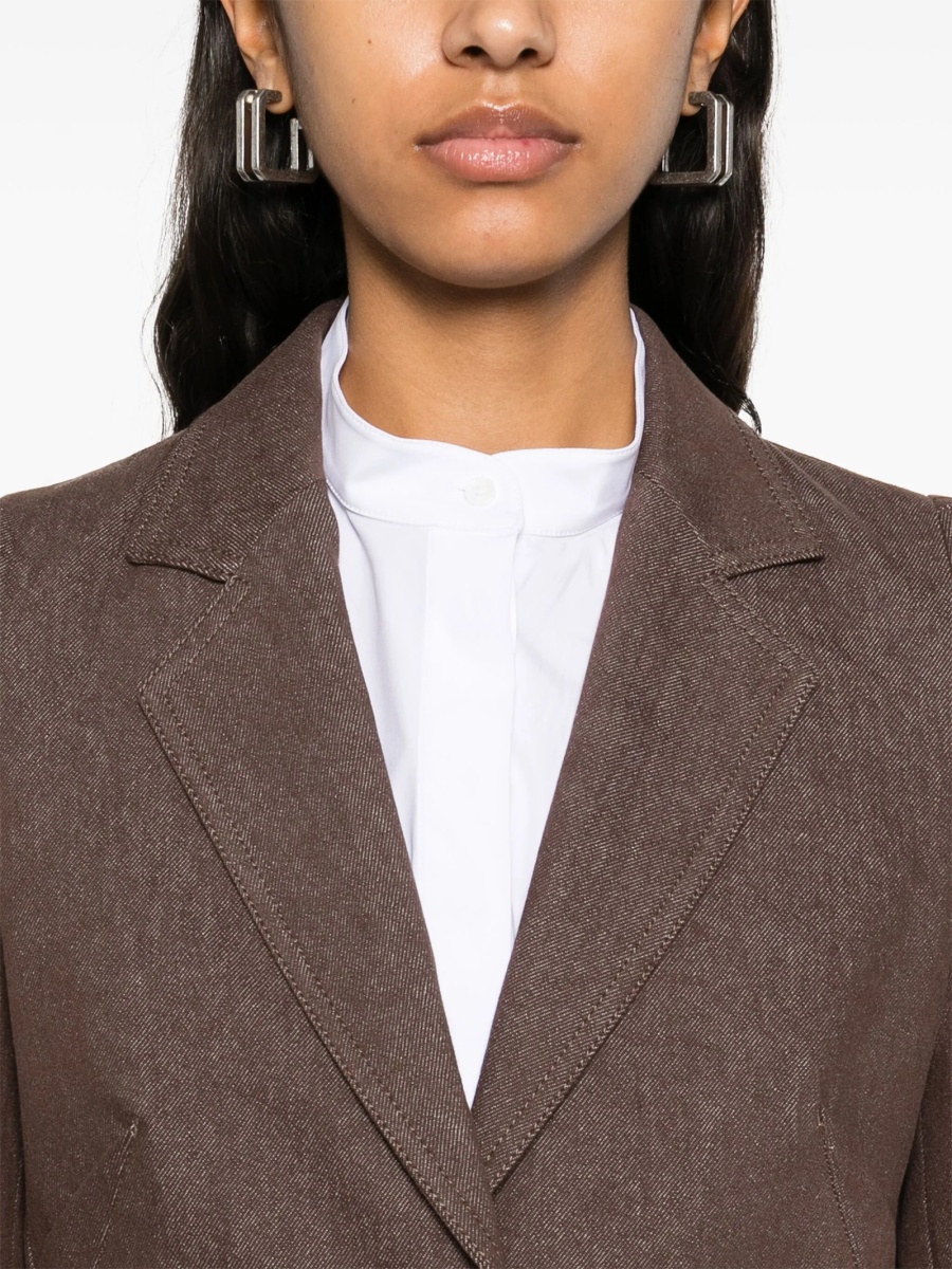 Sacou Max Mara maro din bumbac - Img 5