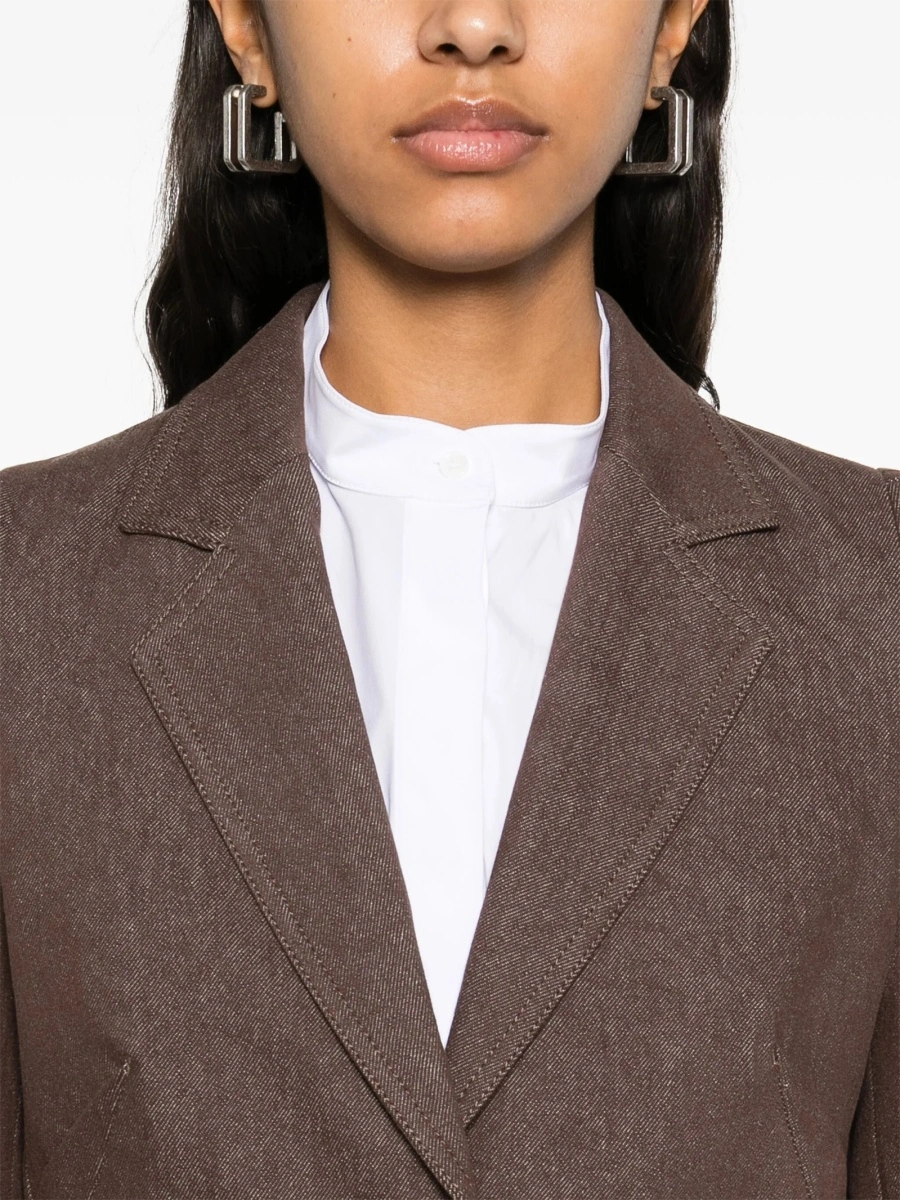 Sacou Max Mara maro din bumbac - Img 5