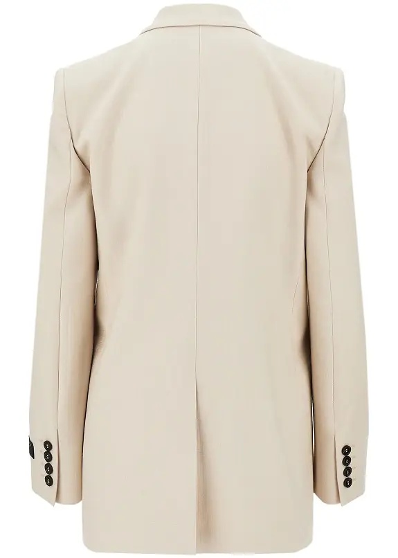 Sacou Oversized canvas double-breasted jacket - Img 3