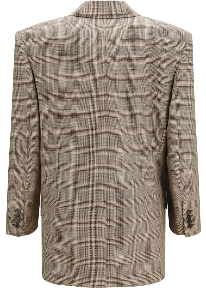Sacou Prince of Wales Houndstooth wool Blazer - Img 2
