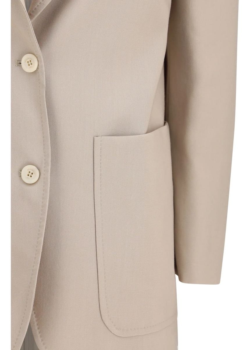 Sacou Single-breasted wool-blend Blazer - Img 3