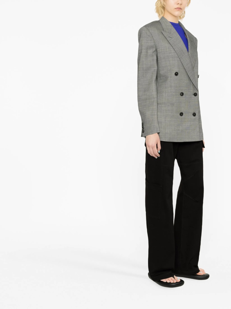 Sacou Stella McCartney negru din elastan si lana - Img 2
