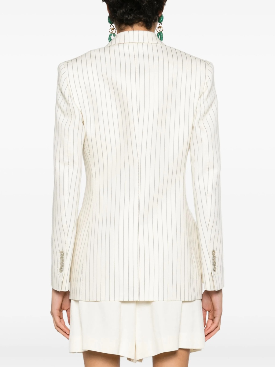 Sacou Tom Ford neutru din lana si matase - Img 4