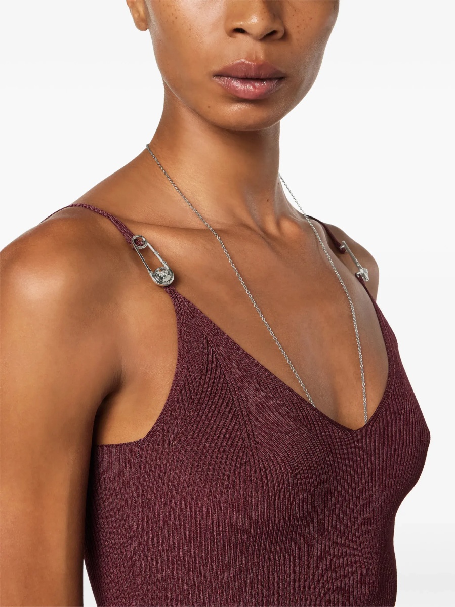 Safety Pin Slip Midi Dress - Img 4