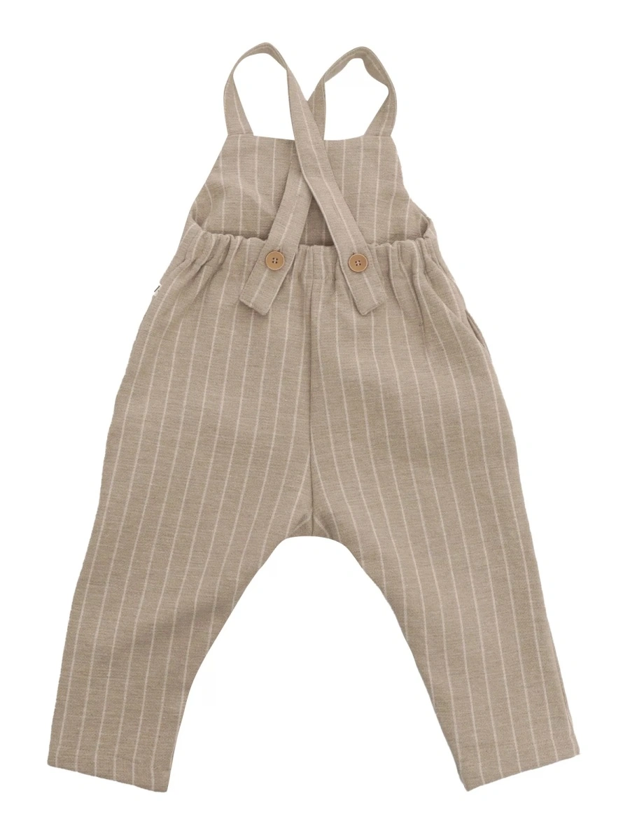 Salopete Beige pinstriped suit - Img 3